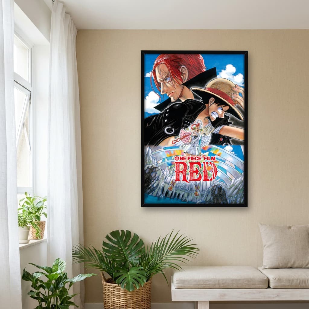 Quadro Decorativo One Piece Red - Filme