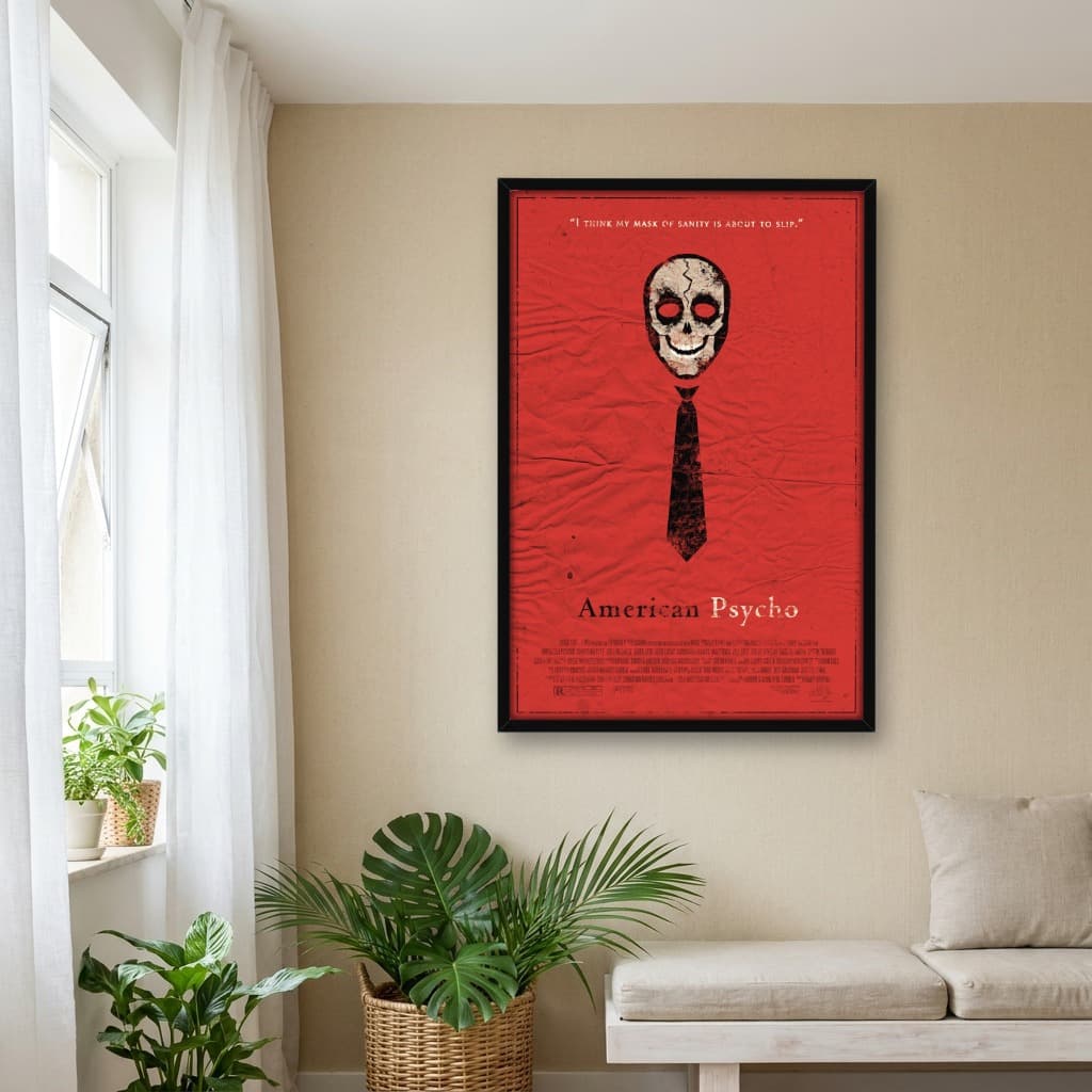 Quadro Decorativo Psicopata Americano