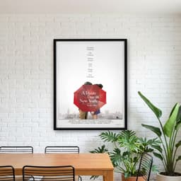 Quadro Decorativo Um Dia de Chuva em Nova York