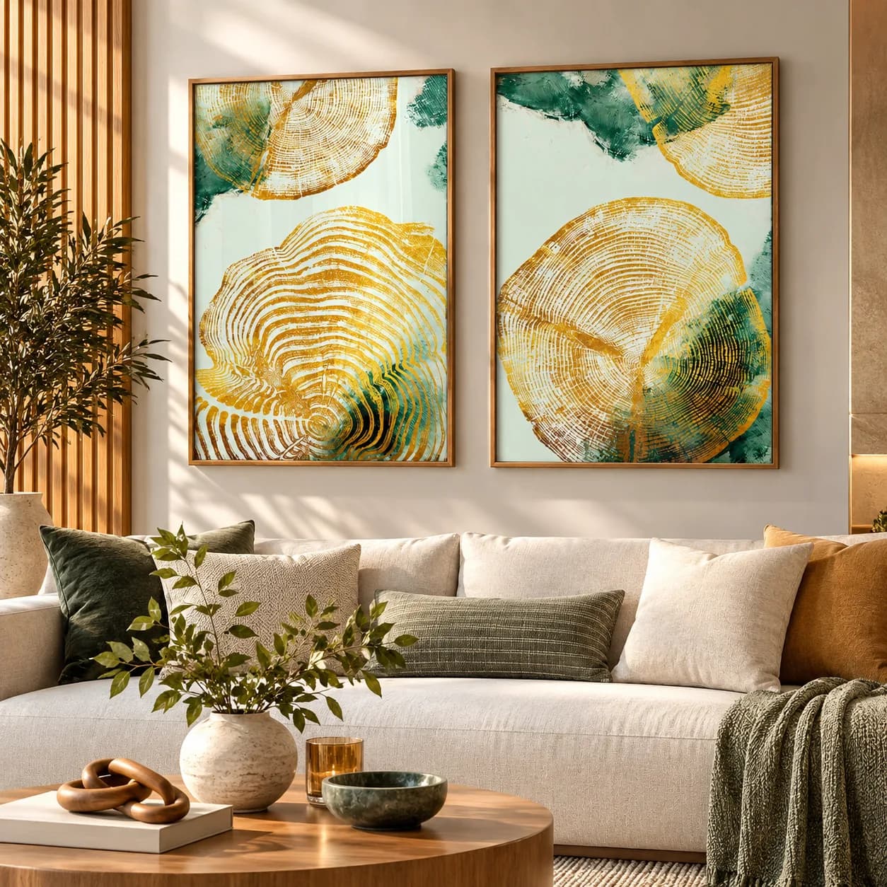 Quadros Decorativos Kit Duo Anéis do Tempo