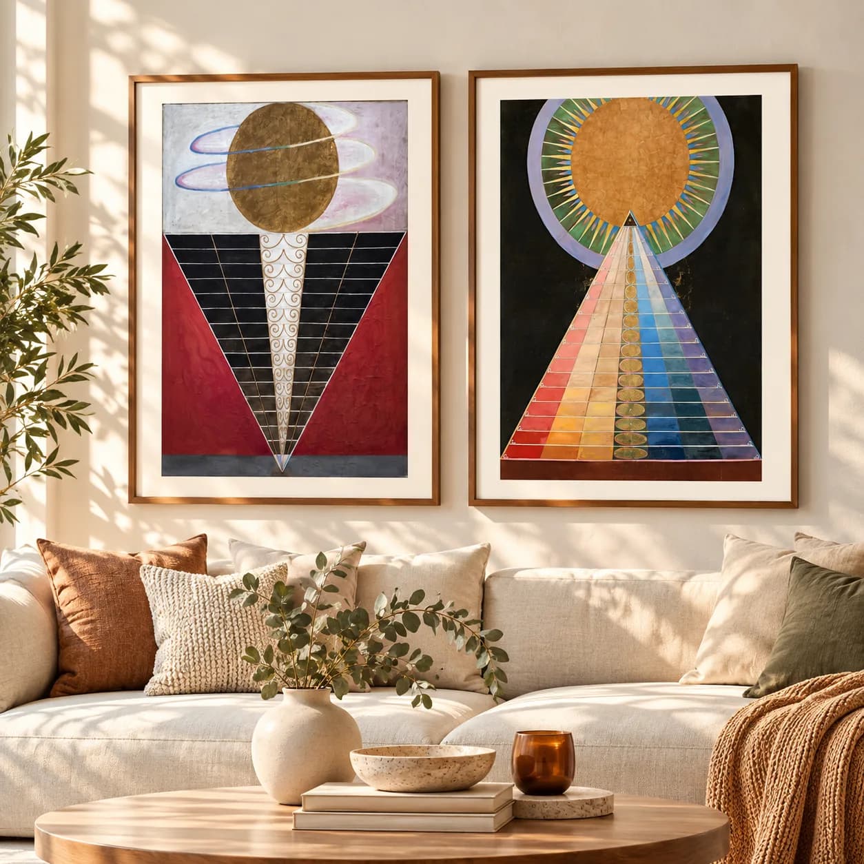 Kit Duo Quadros Decorativos Hilma af Klint – Altarpiece