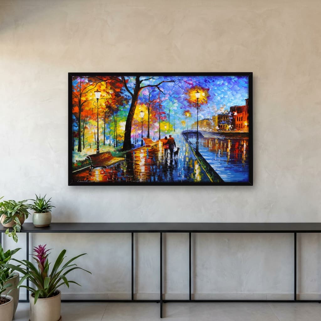 Quadro Decorativo Moderna Paris Obra do Artista Leonid Afremov