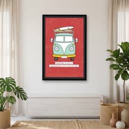 Quadro Decorativo Happines Is Not a Destination. It's a Way of Life