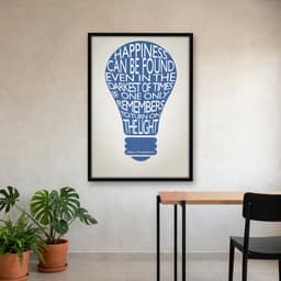 Quadro Decorativo Happiness Can Be Found - Harry Potter e o Prisioneiro de Azkaban