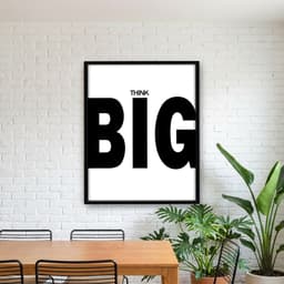 Quadro Decorativo Think Big