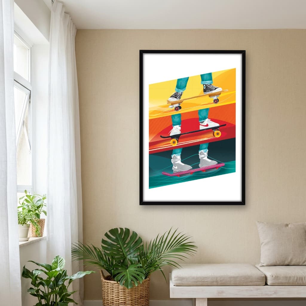 Quadro Decorativo De Volta Para O Futuro - Arte