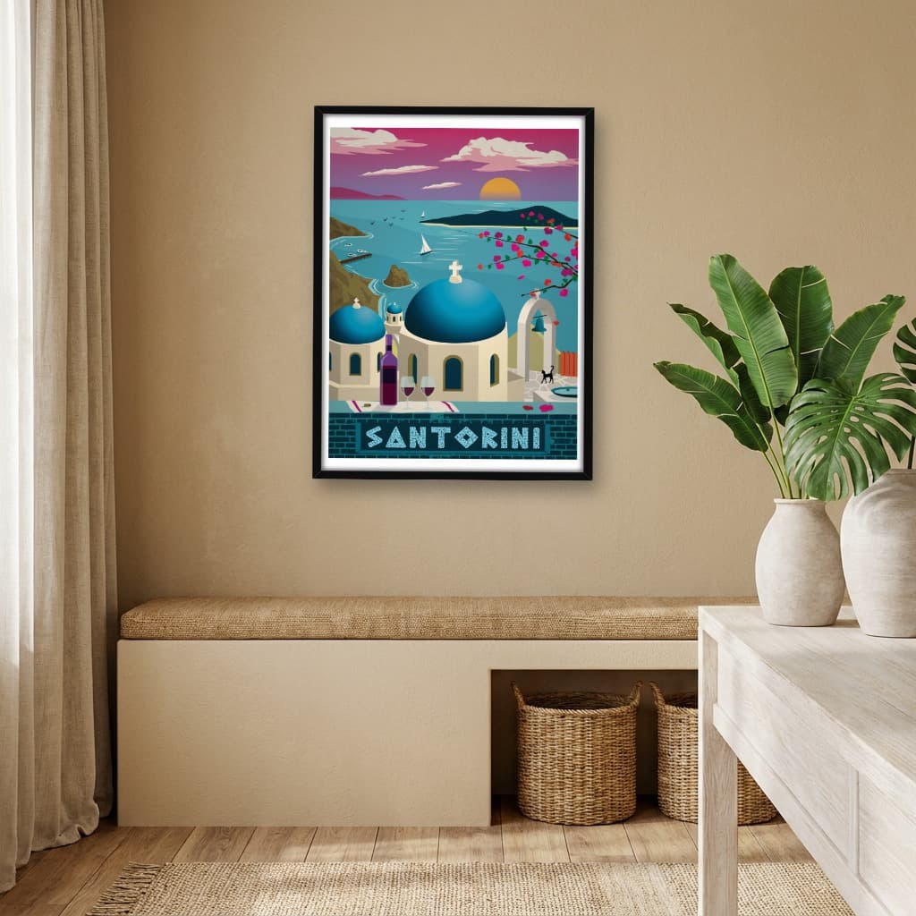 Quadro Decorativo Santorini