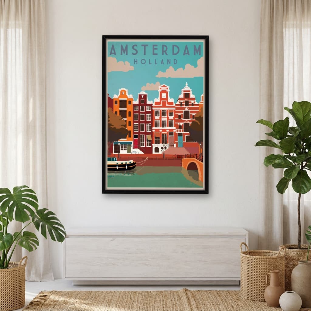 Quadro Decorativo Amsterdã