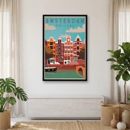 Quadro Decorativo Amsterdã