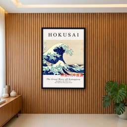 Quadro Decorativo A Grande Onda De Kanagawa - Katsushika Hokusai