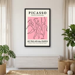 Quadro Decorativo As Três Dançarinas Obra do Artista Pablo Picasso