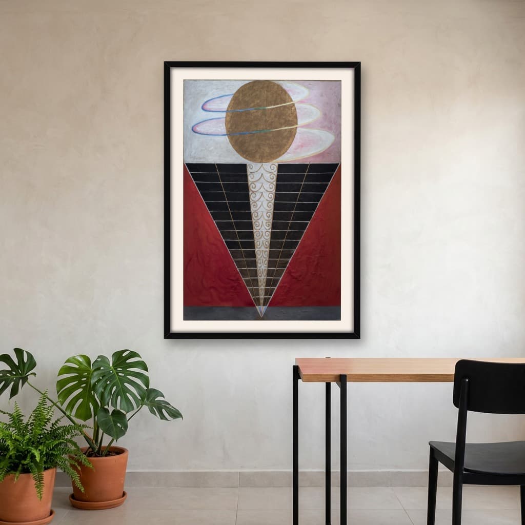 Quadro Decorativo Group X No 2 Altarpiece 1915 Obra da Artista Hilma Af Klint