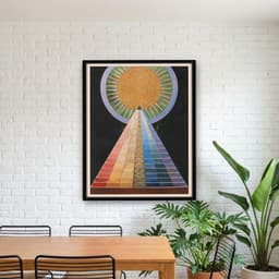 Quadro Decorativo Group X No 1 Altarpiece 1915 Obra da Artista Hilma Af Klint