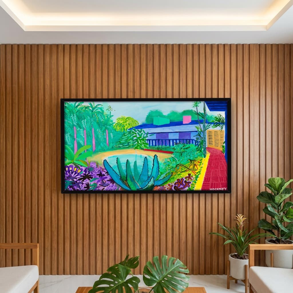 Quadro Decorativo Garden Obra do Artista David Hockney