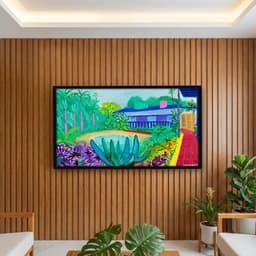 Quadro Decorativo Garden Obra do Artista David Hockney