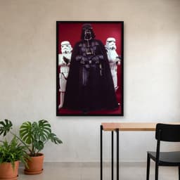 Quadro Decorativo Darth Vader e Stormtrooper