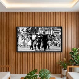 Quadro Decorativo John Travolta e Olivia Newton-John