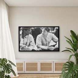 Quadro Decorativo Tim Robbins e Morgan Freeman