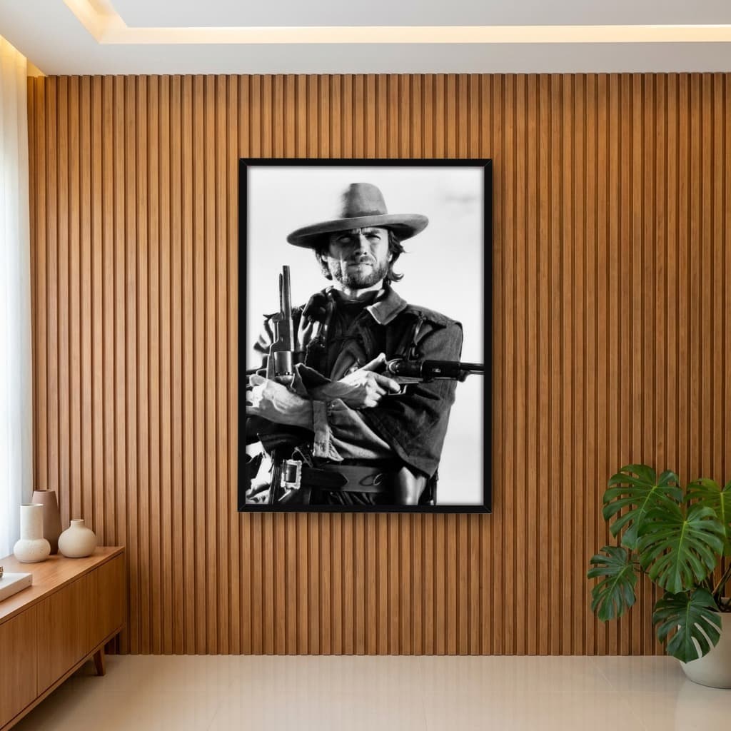 Quadro Decorativo Clint Eastwood