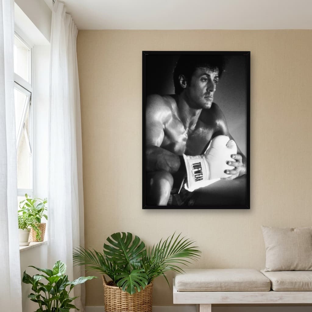 Quadro Decorativo Sylvester Stallone