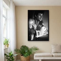 Quadro Decorativo Sylvester Stallone