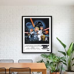 Quadro Decorativo Uma Família da Pesada