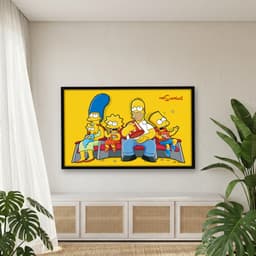 Quadro Decorativo Os Simpsons
