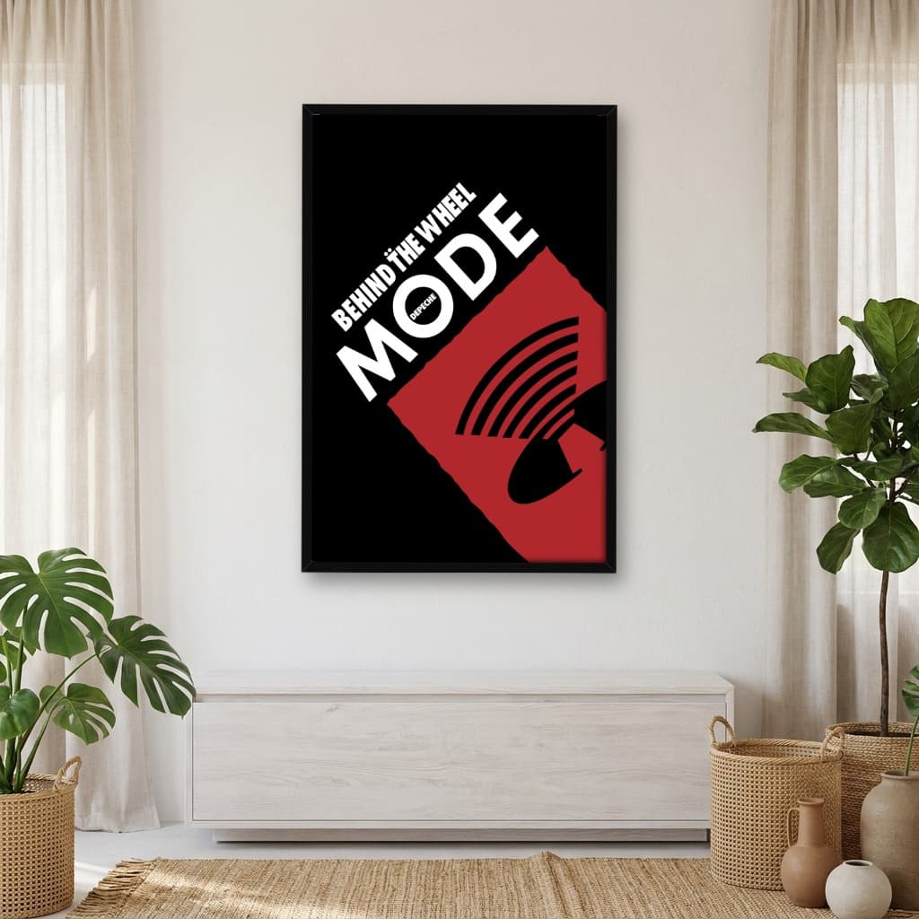 Quadro Decorativo Depeche Mode - Behind The Wheel