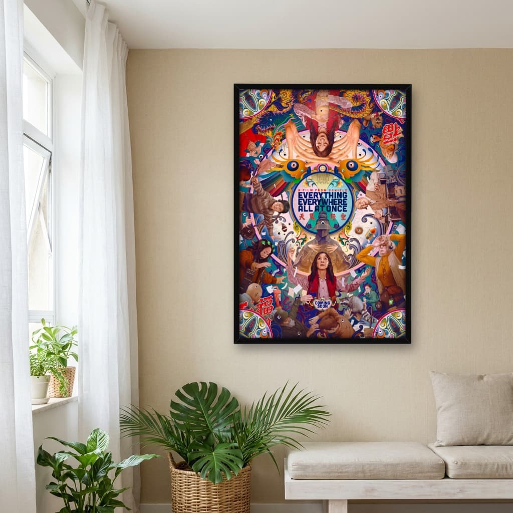 Quadro Decorativo Tudo em Todo o Lugar ao Mesmo Tempo