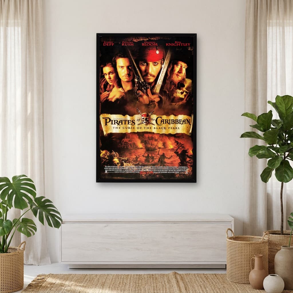 Quadro Decorativo Piratas do Caribe: A Maldição do Pérola Negra