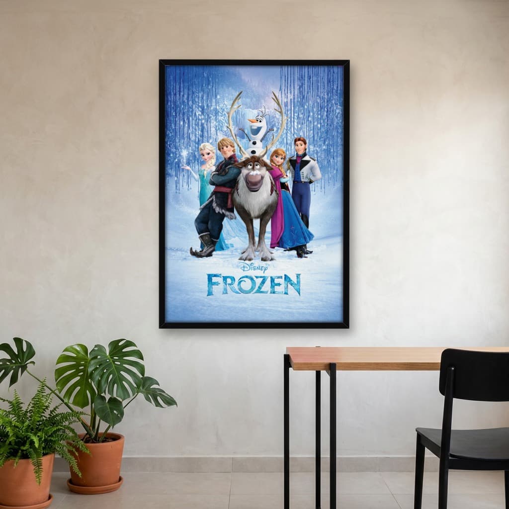 Quadro Decorativo Frozen - Uma Aventura Congelante
