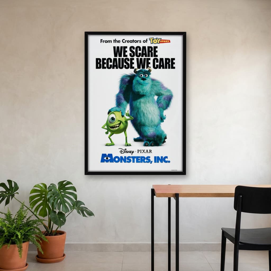 Quadro Decorativo Monstros S.A.