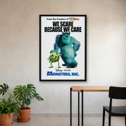 Quadro Decorativo Monstros S.A.