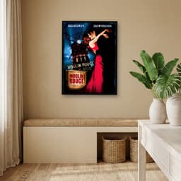 Quadro Decorativo Moulin Rouge - Amor em Vermelho
