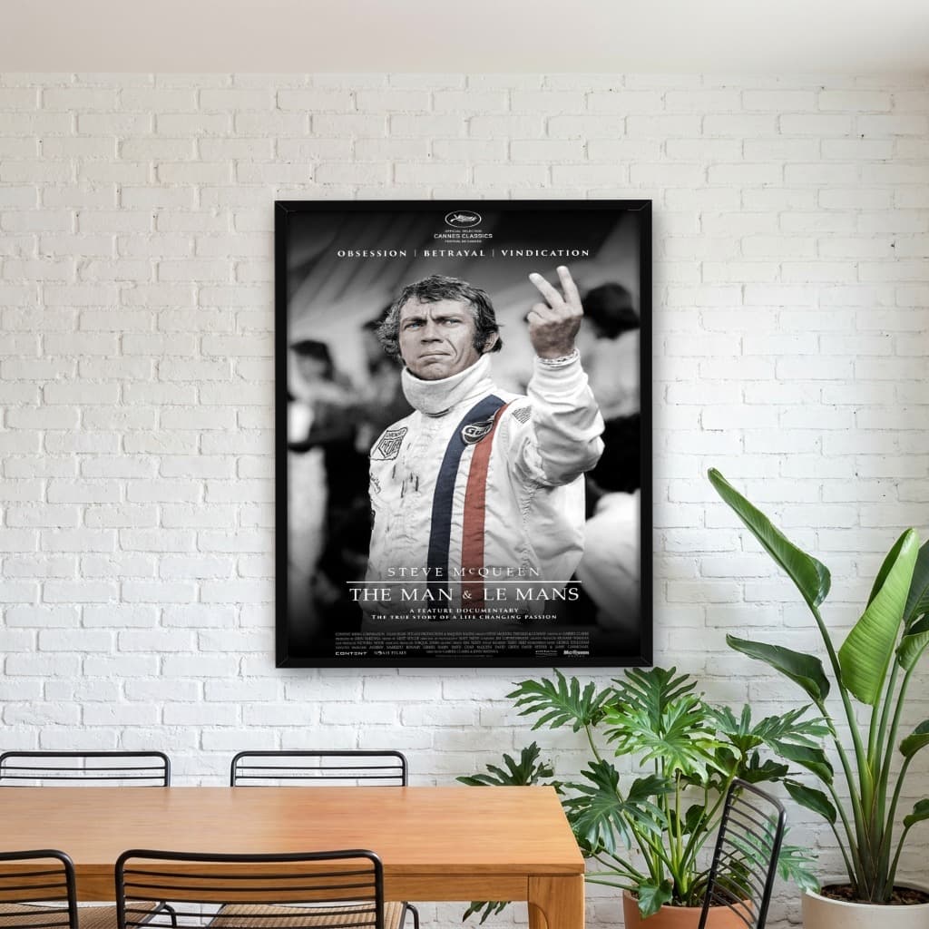 Quadro Decorativo Steve McQueen: The Man & Le Mans