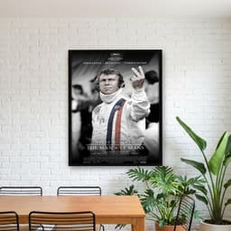 Quadro Decorativo Steve McQueen: The Man & Le Mans