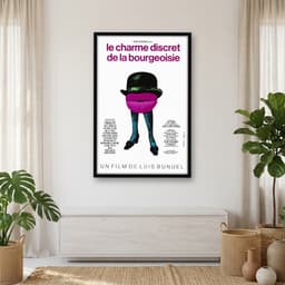 Quadro Decorativo O Discreto Charme da Burguesia