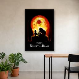 Quadro Decorativo A Bela e a Fera - Clássico