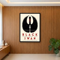 Quadro Decorativo Cisne Negro