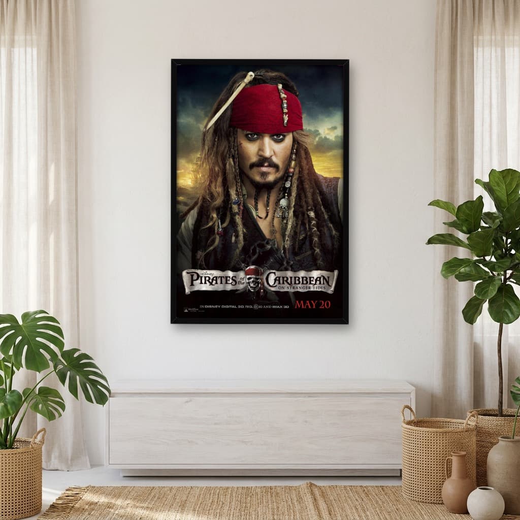 Quadro Decorativo Piratas do Caribe: Navegando em Águas Misteriosas