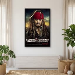 Quadro Decorativo Piratas do Caribe: Navegando em Águas Misteriosas