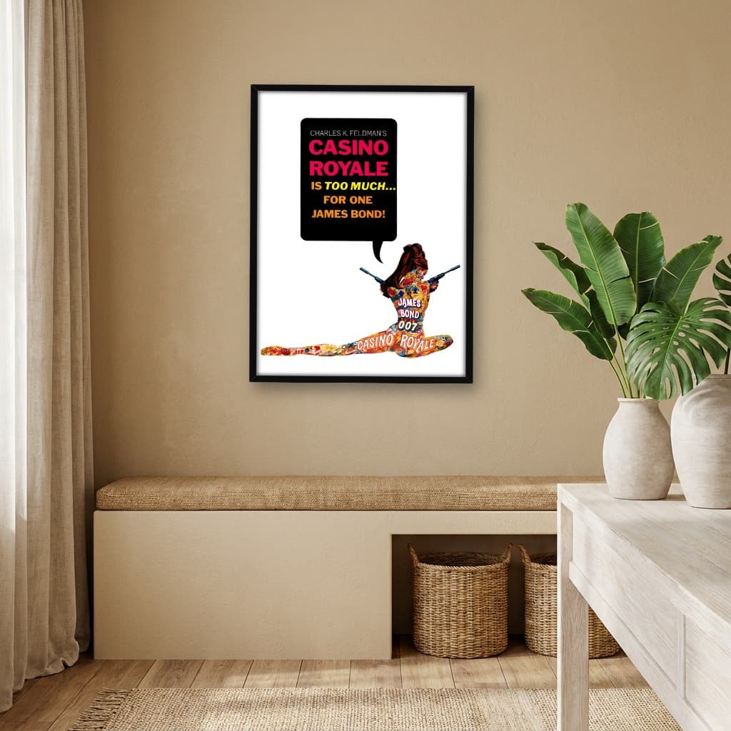 Quadro Decorativo Casino Royale 007 - 1967