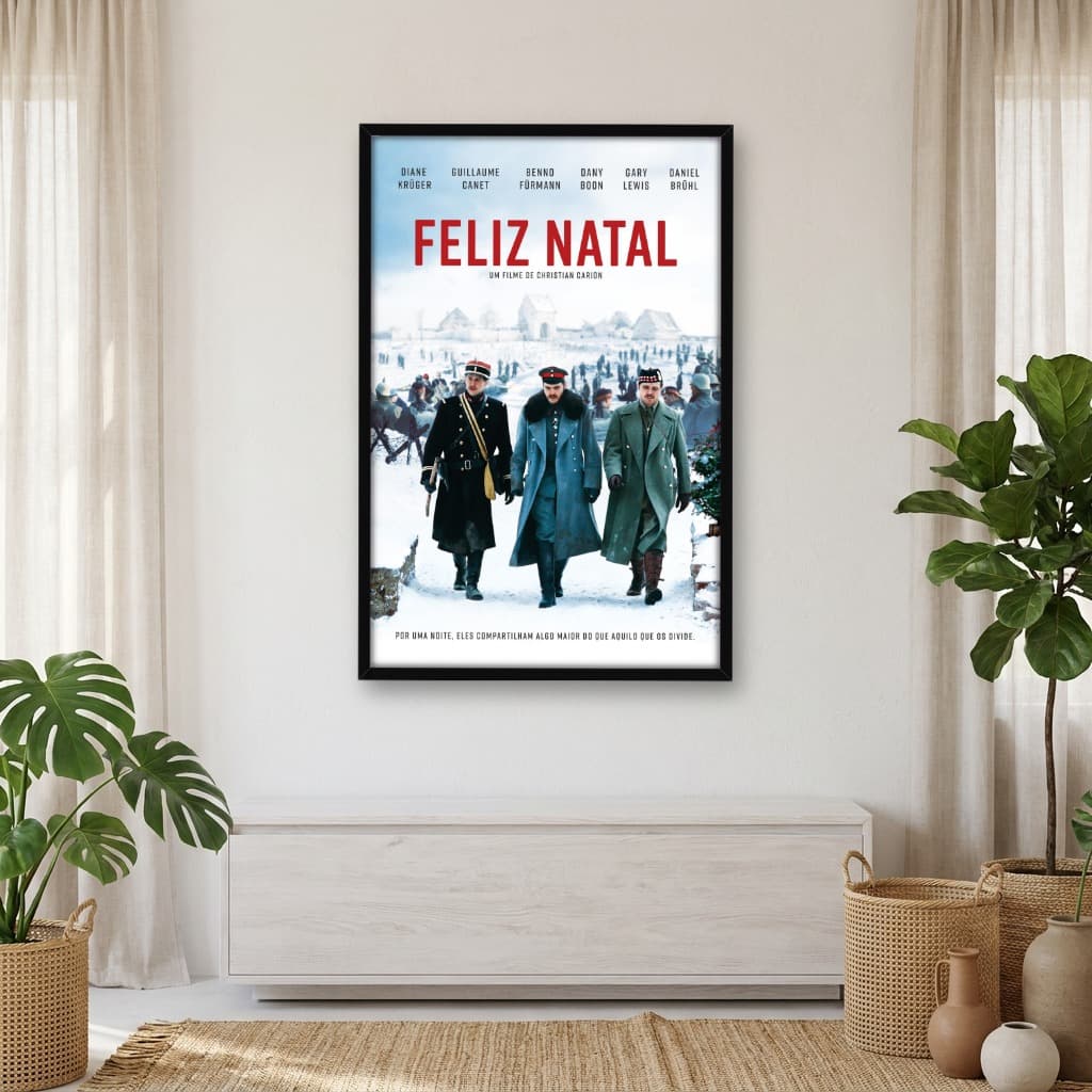 Quadro Decorativo Feliz Natal - filme 2005