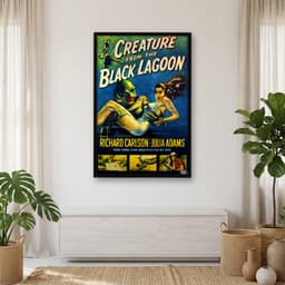 Quadro Decorativo O Monstro da Lagoa Negra