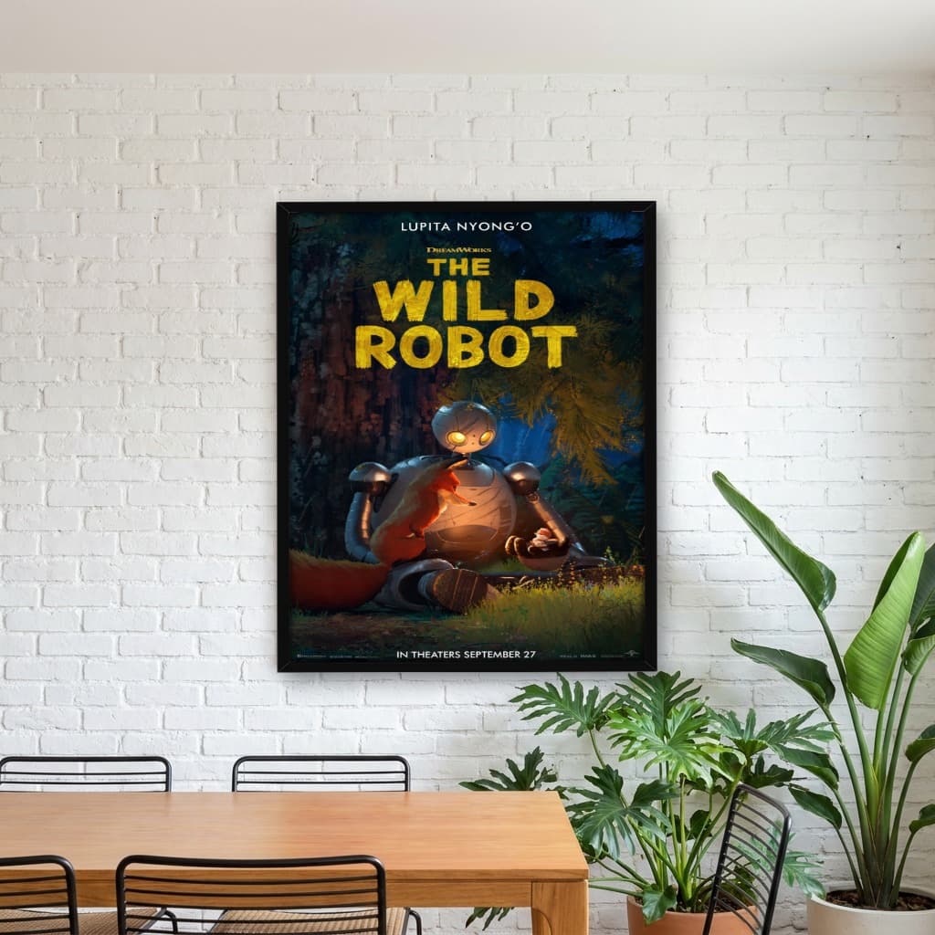 Quadro Decorativo Wild Robot - Robô Selvagem