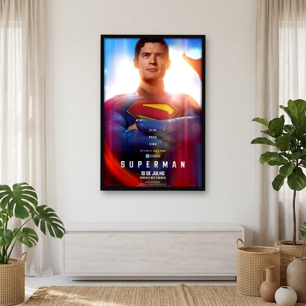 Quadro Decorativo Superman 2025 - vs Nacional