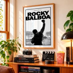 Quadro Decorativo Rocky Balboa – It Ain’t Over ’Til It’s Over