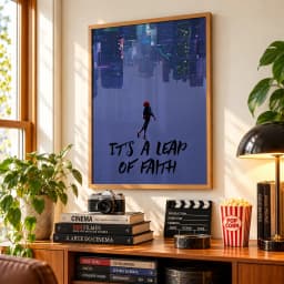 Quadro Decorativo Homem-Aranha no Aranhaverso – Leap of Faith