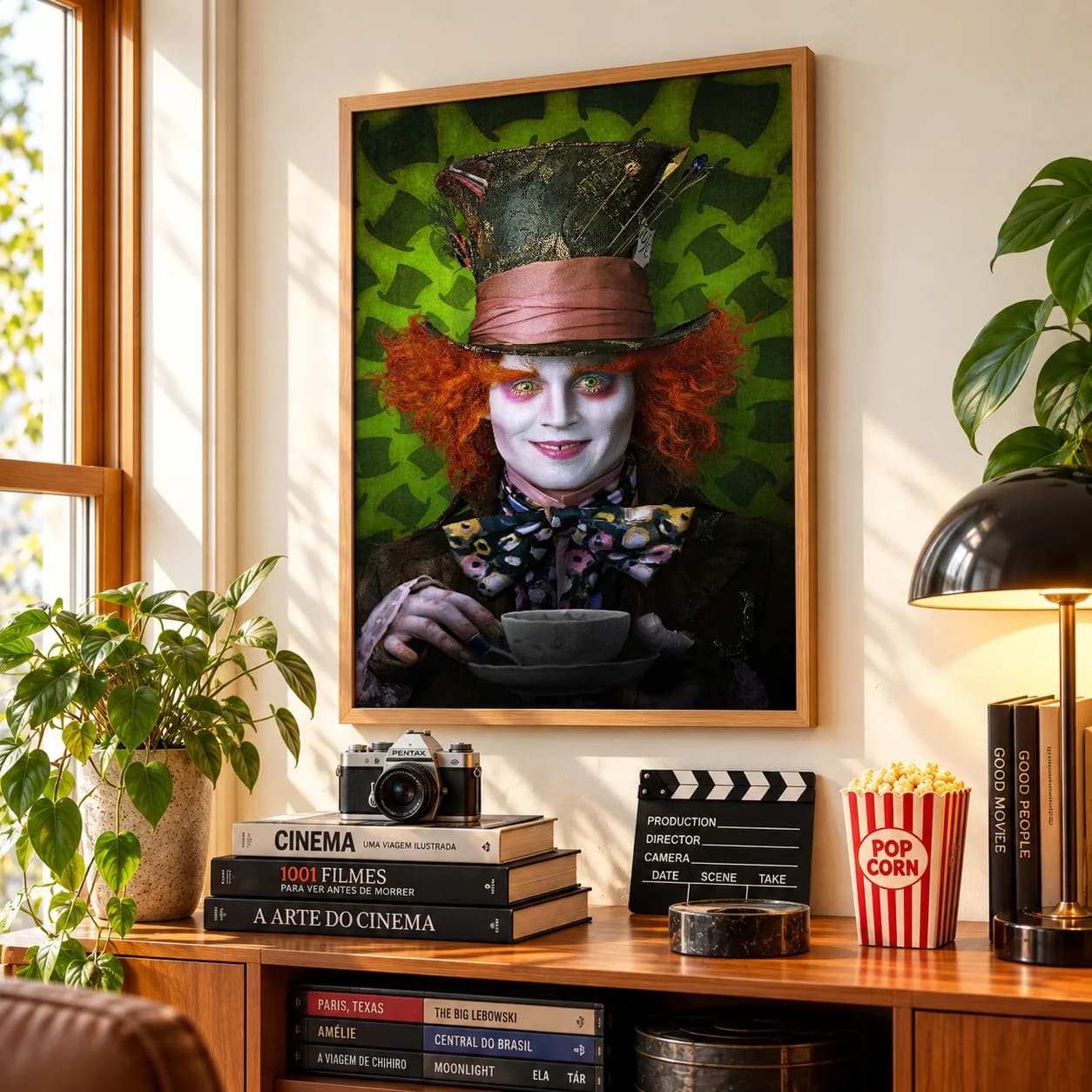 Quadro Decorativo Alice no País das Maravilhas – Chapeleiro Maluco