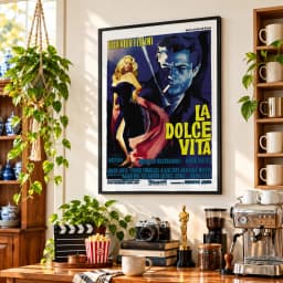 Quadro Decorativo A Doce Vida – La Dolce Vita Federico Fellini